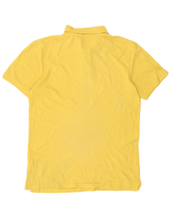 Polo Timberland da uomo slim fit in cotone giallo medio