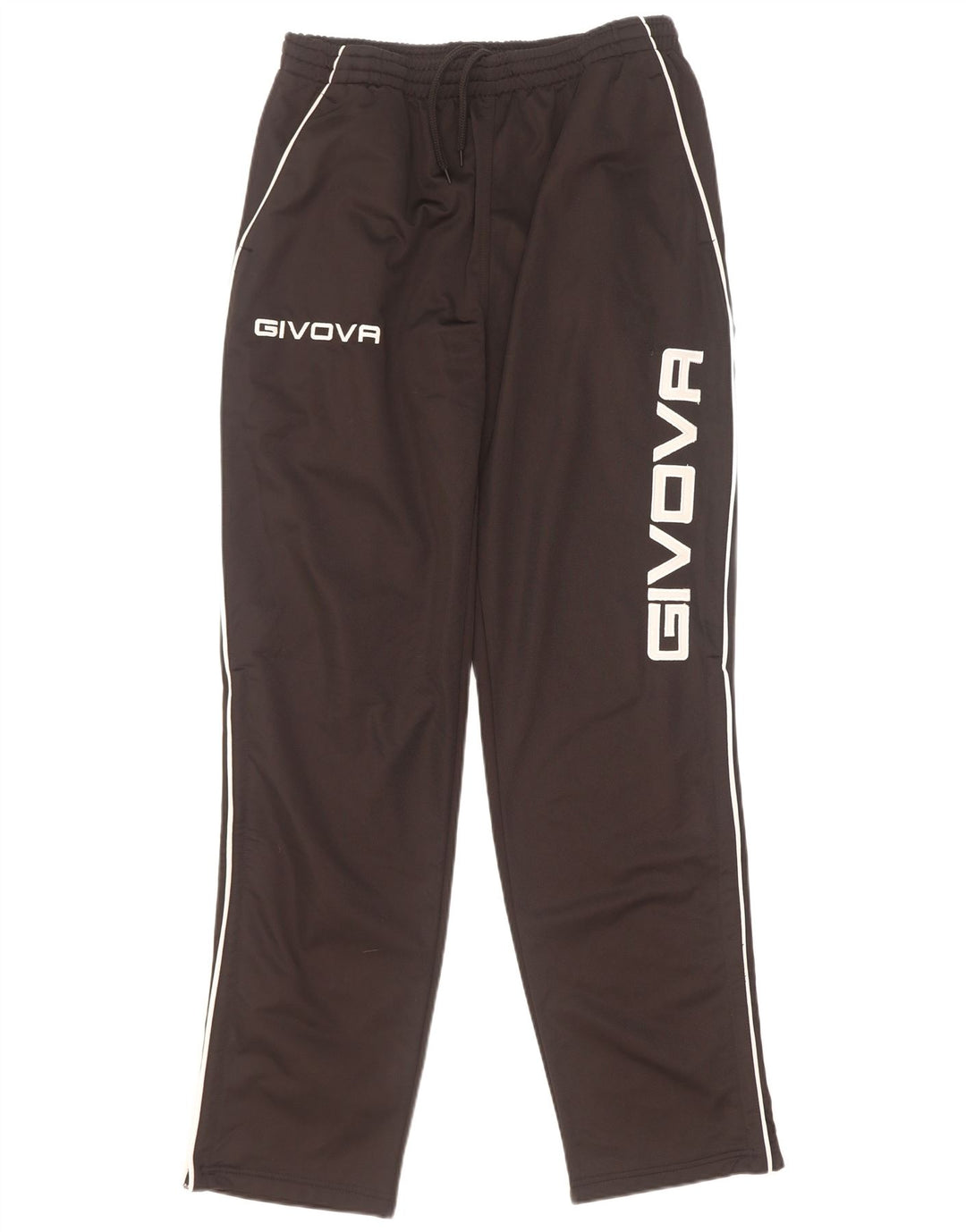 Pantaloni da tuta grafici da uomo Givova grandi in poliestere nero