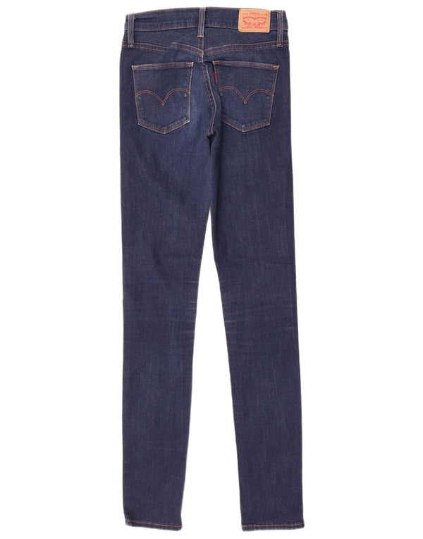 Jeans skinny dimagranti da donna Levi's W26 L32 cotone blu navy