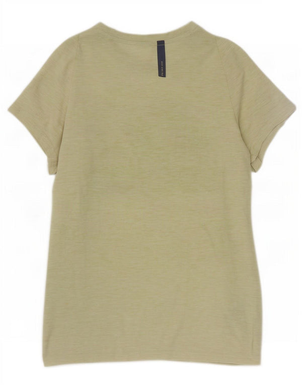 T-shirt grafica da donna Adidas Top UK 8/10 piccola in poliestere screziato verde