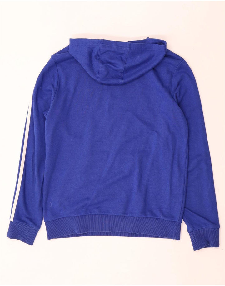 Felpa con cappuccio grafica ADIDAS per ragazzi 13-14 anni in cotone blu