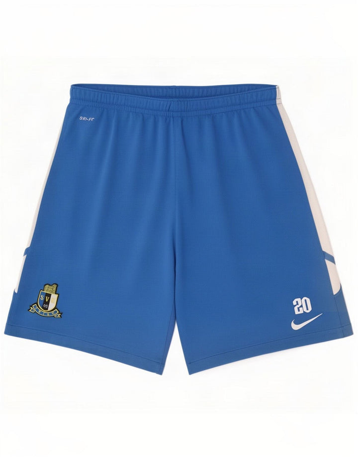 Pantaloncini sportivi da uomo Nike Large Blu Colourblock Poliestere