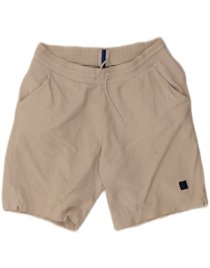 Pantaloncini sportivi Nike da uomo di grandi dimensioni in cotone beige
