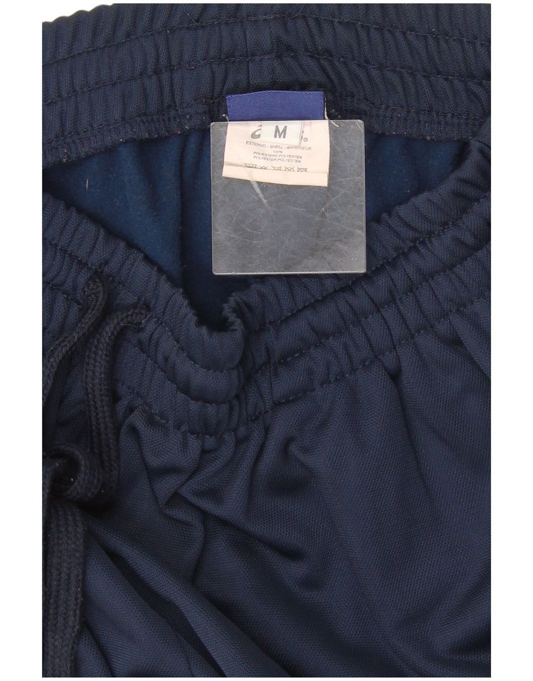 Pantaloni da tuta da uomo Asics medi in poliestere blu navy