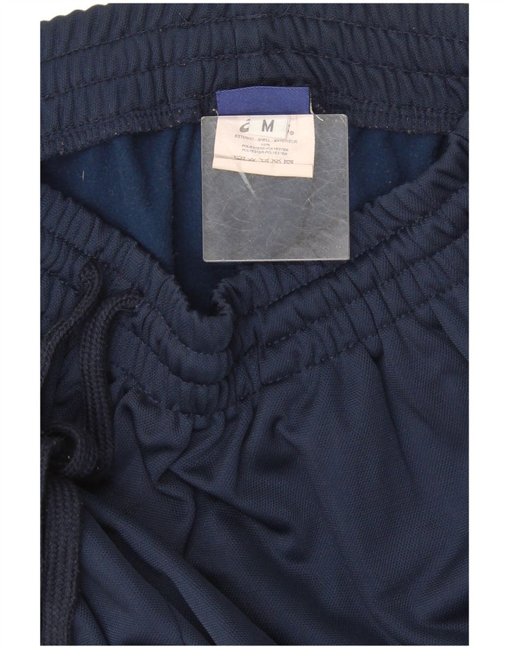 Pantaloni da tuta da uomo Asics medi in poliestere blu navy