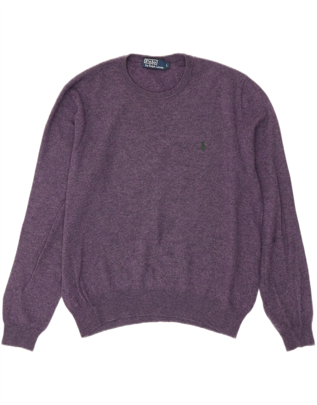 POLO RALPH LAUREN Maglione maglione girocollo da uomo grande viola screziato