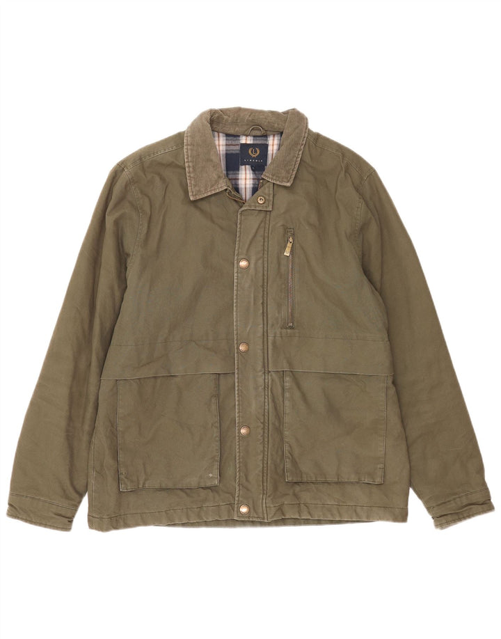 Giacca utility da uomo Lincoln UK 40 grande cotone kaki