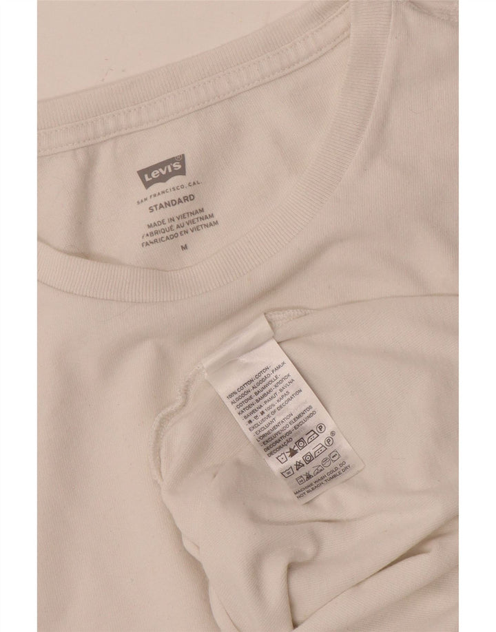 T-shirt standard da uomo Levi's Top in cotone bianco medio