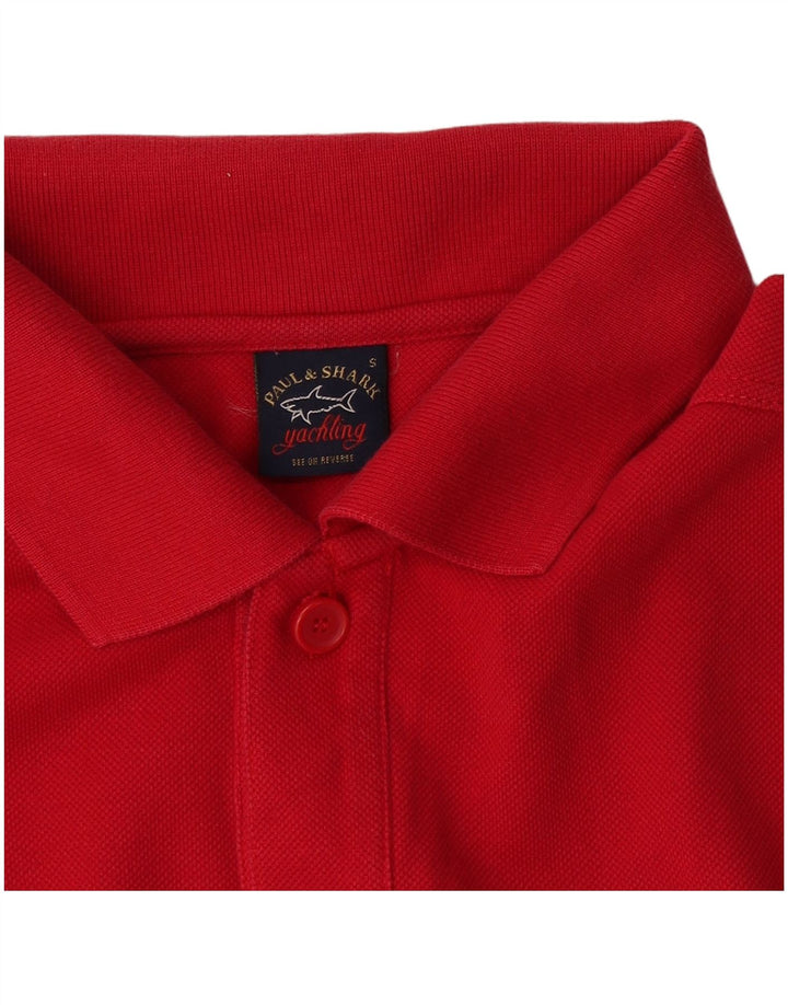 Polo da yachting da uomo Paul & Shark piccola rossa