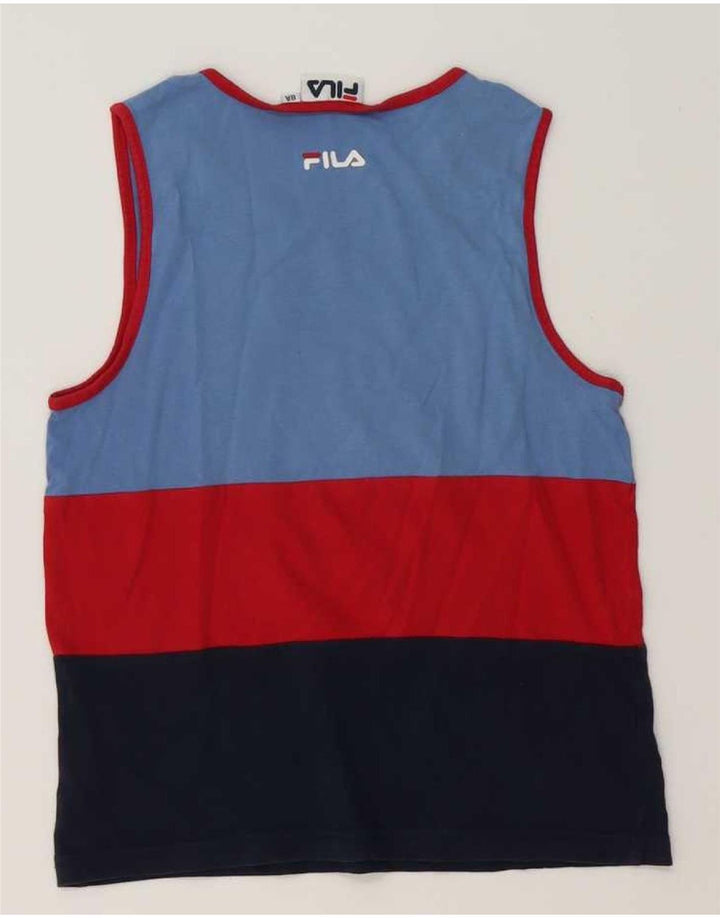 Canotta Fila da bambino, 7-8 anni, multicolore, color block