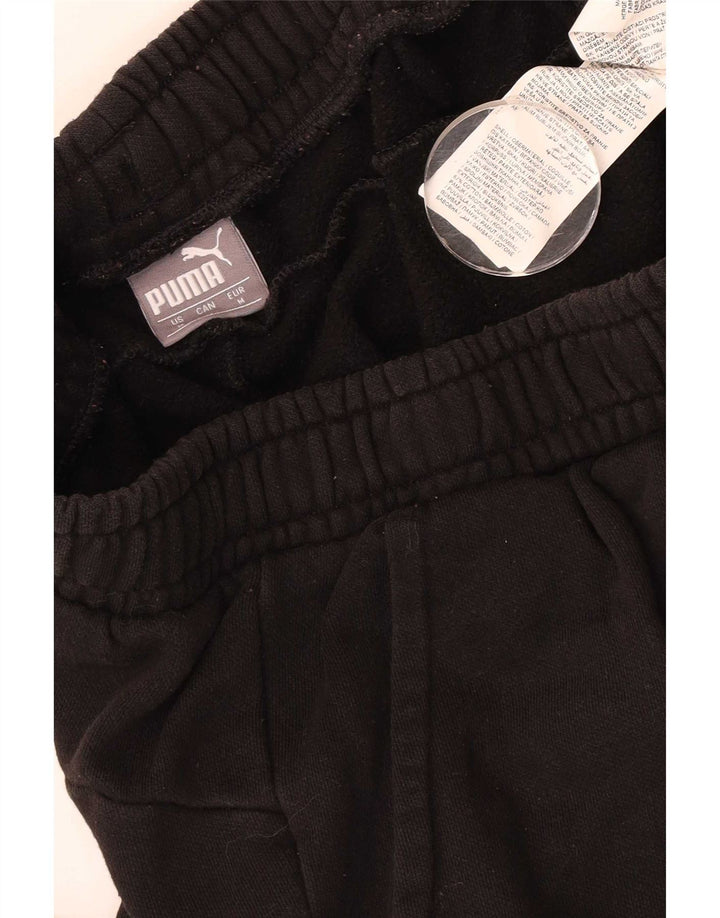 Pantaloni da tuta da uomo Puma Joggers Medium Black Cotton