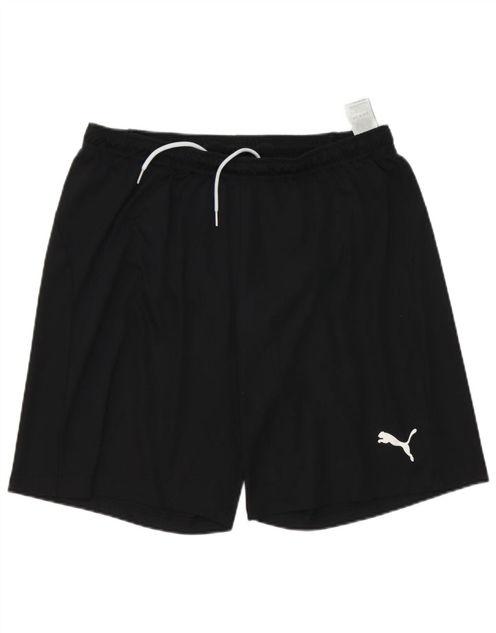 Pantaloncini sportivi da uomo Puma XL neri in poliestere