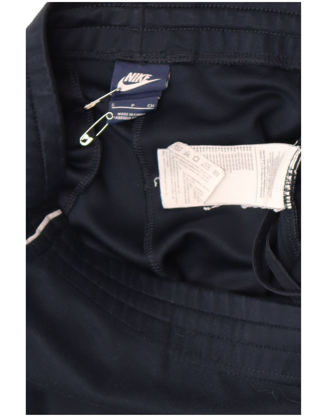 Pantaloni da tuta Nike da uomo piccoli in poliestere blu navy