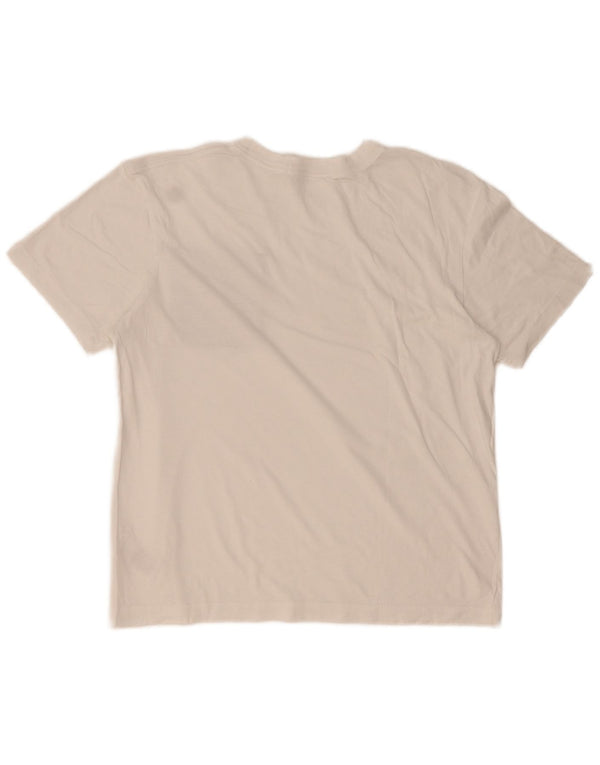 T-shirt grafica da uomo Calvin Klein Top piccola in cotone bianco