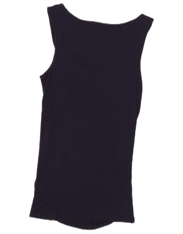 Camicetta senza maniche da donna Guess UK 8 Small Blu Navy