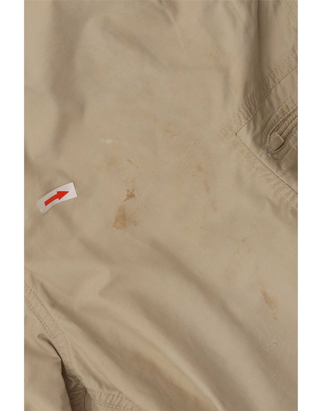 Pantaloni cargo dritti da uomo Marks & Spencer W36 L31 cotone beige