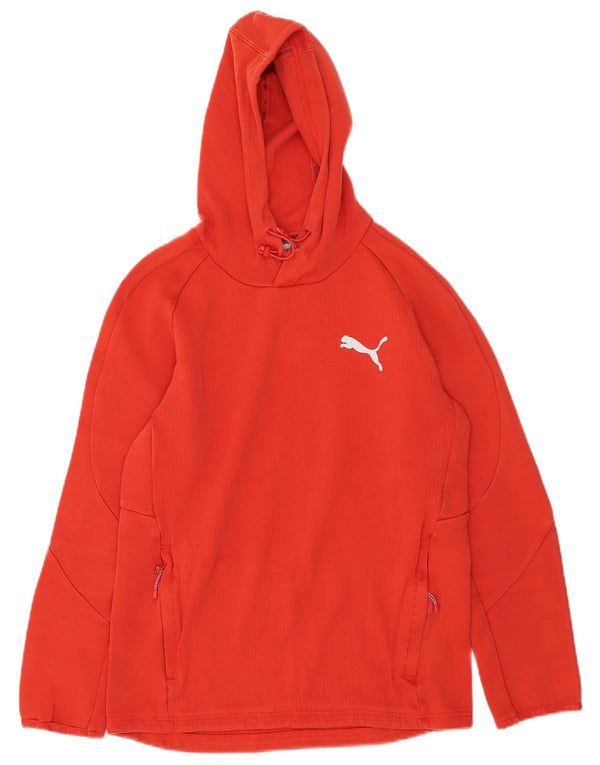 Felpa con cappuccio da uomo Puma Small arancione