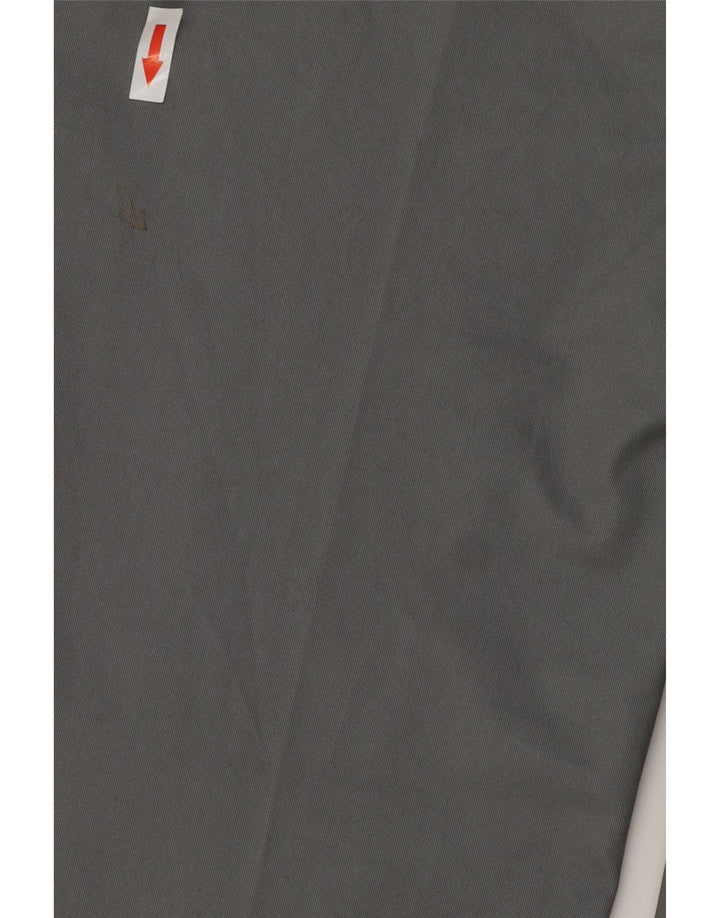 Pantaloni da abito dritti da uomo Marks & Spencer W32 L29 cotone grigio