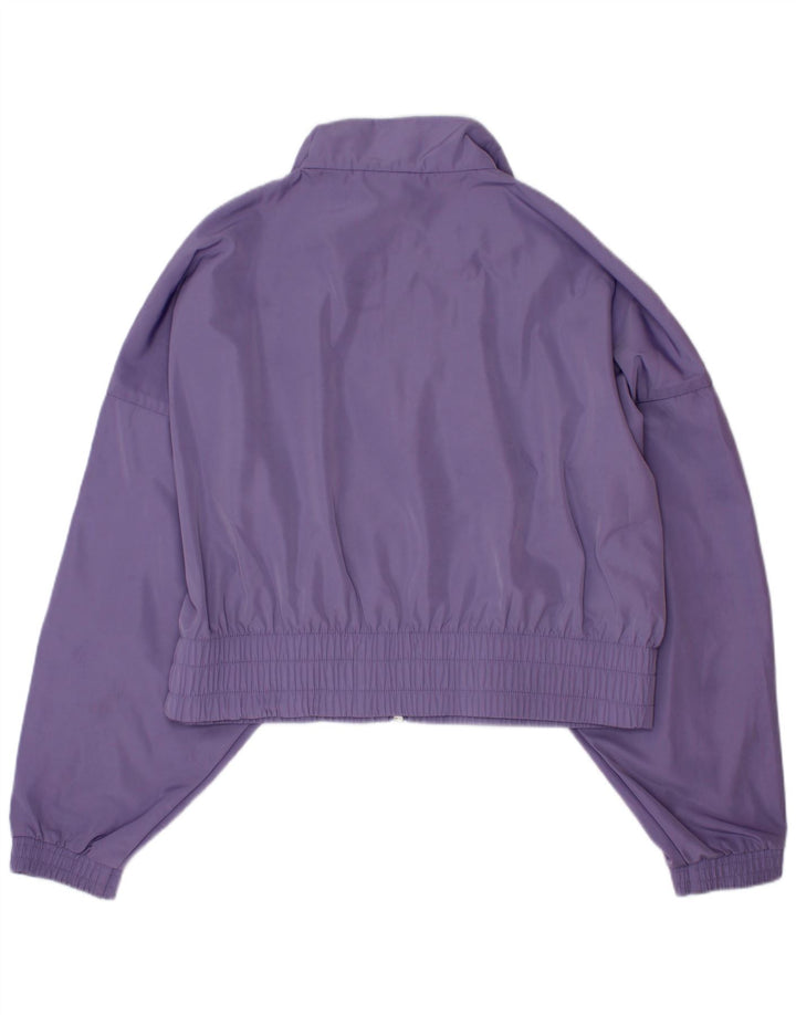 Giacca Top della tuta da ragazza Adidas 7-8 anni in poliestere viola