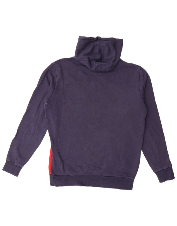 Benetton Boys Hoodie Jumper 13-14 Years 3XL Multicoloured Colourblock