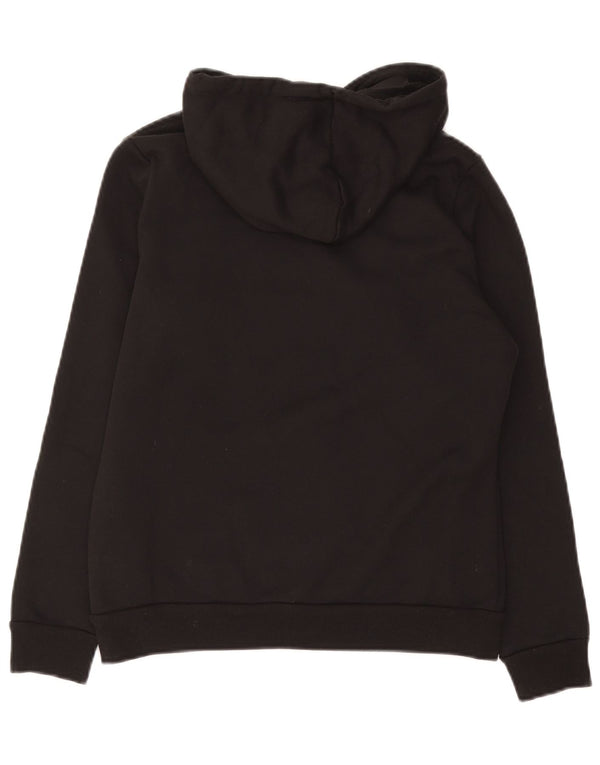 Felpa con cappuccio grafica da donna Puma UK 14 cotone nero medio