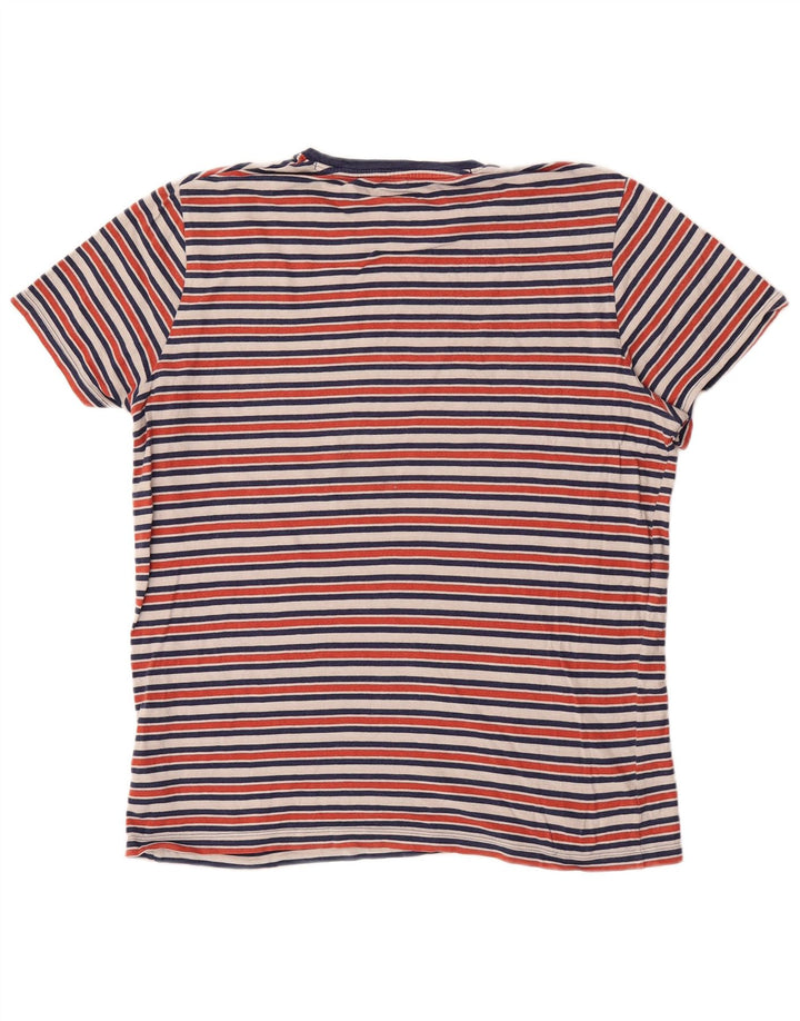 T-shirt da uomo Wrangler Top grande in cotone a righe multicolori