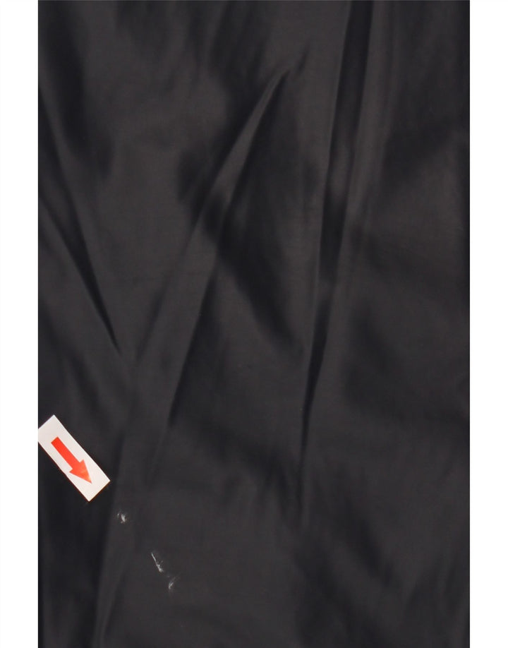 ZARA Giacca a Vento da Uomo con Cappuccio UK 40 Large Blu Navy Poliestere