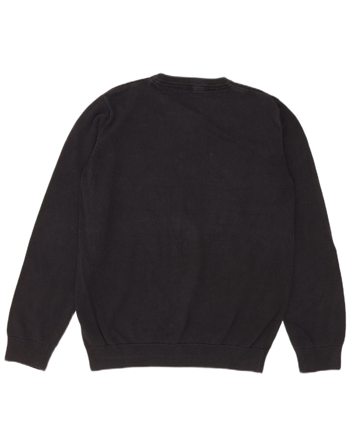 Maglione da ragazzo con scollo a V Marks & Spencer 14-15 anni in cotone nero
