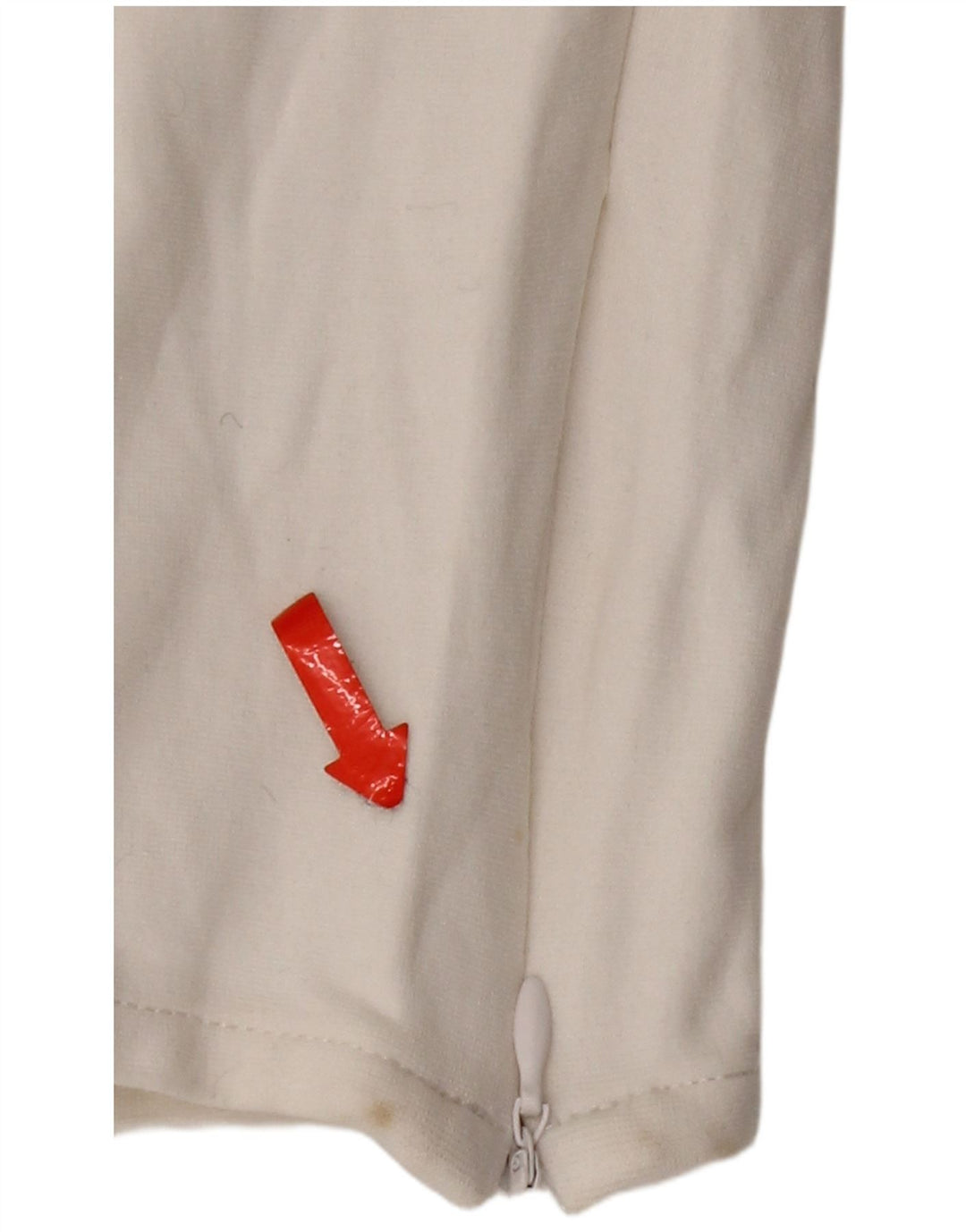 Pantaloni casual slim da donna Armani medi W30 L26 viscosa bianca