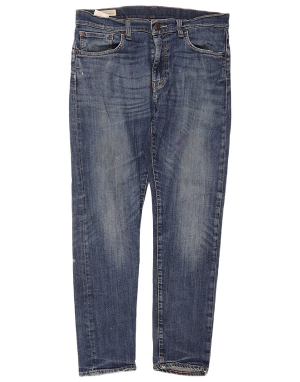 Jeans Levi's Uomo 512 Slim Tapered W33 L30 Cotone Blu
