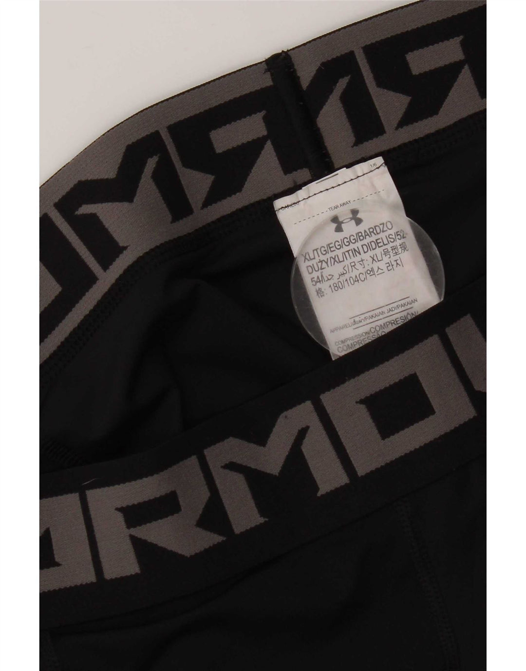 Leggings grafici da uomo Under Armour XL poliestere nero