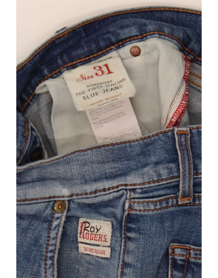 Jeans slim da donna Roy Rogers W31 L26 cotone blu