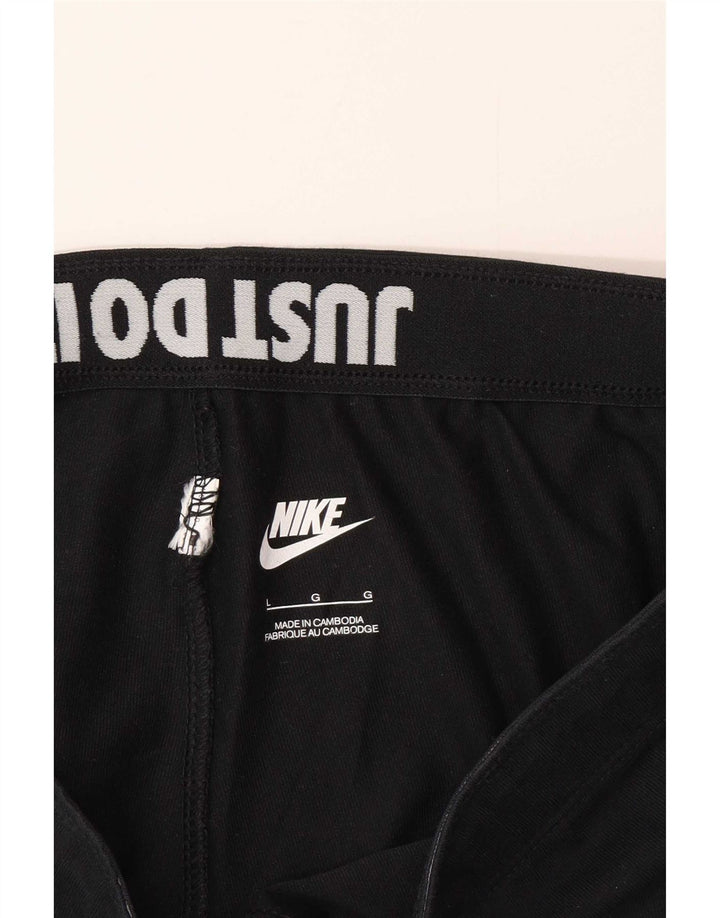 Leggings grafici Nike da donna UK 14 grandi neri