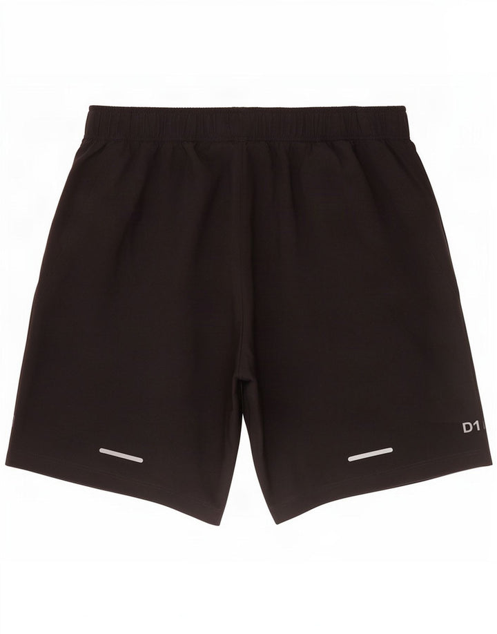 Pantaloncini sportivi da uomo Asics piccoli in poliestere nero