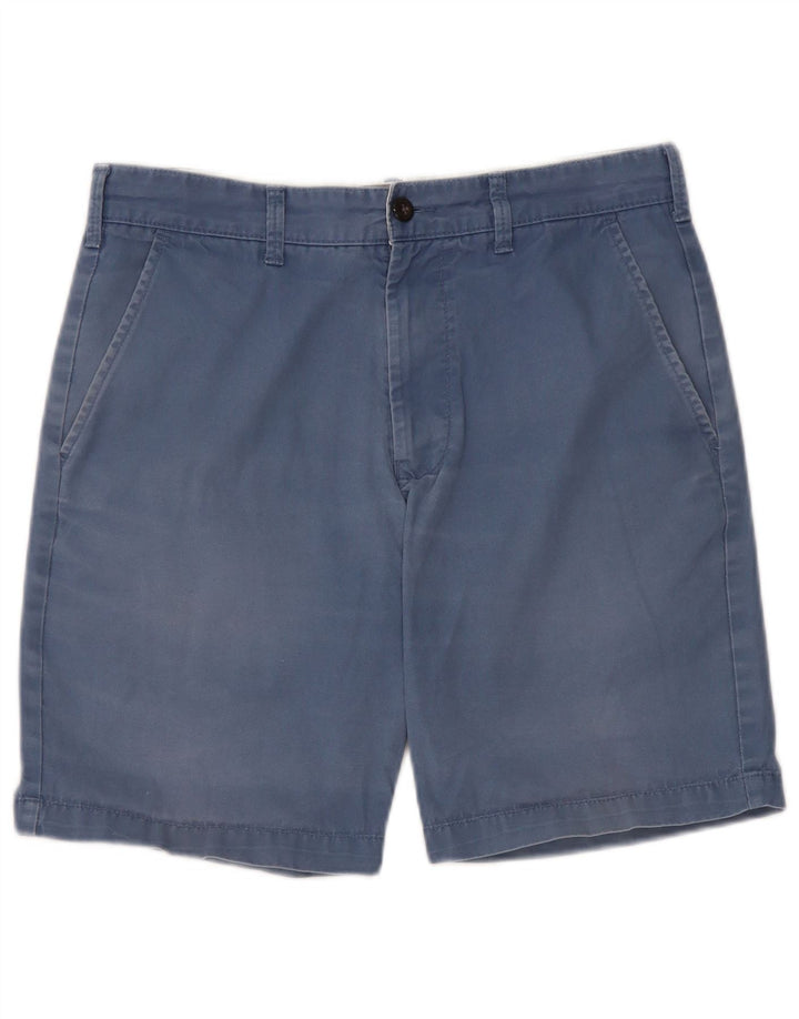 Pantaloncini chino da uomo Marks & Spencer W30 cotone blu navy medio