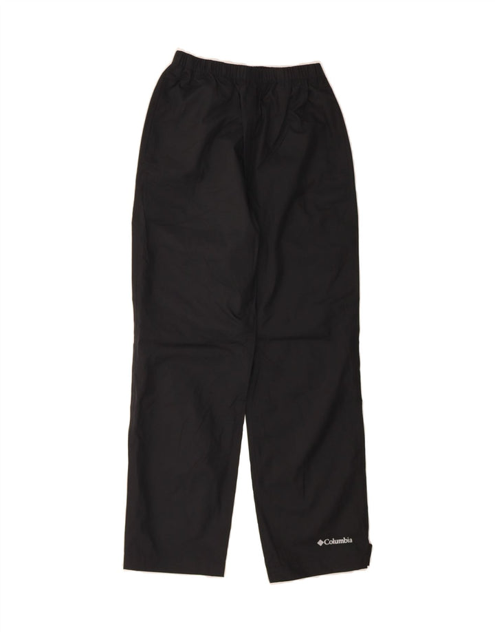 COLUMBIA Boys Omni-Tech Tracksuit Trousers 10-11 Years Medium Black Vintage Columbia and Second-Hand Columbia from Messina Hembry 