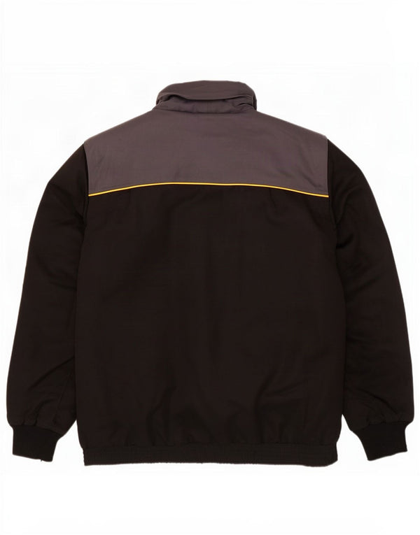 Giacca utility da uomo con cappuccio CAT UK 42 XL Poliestere color block nero