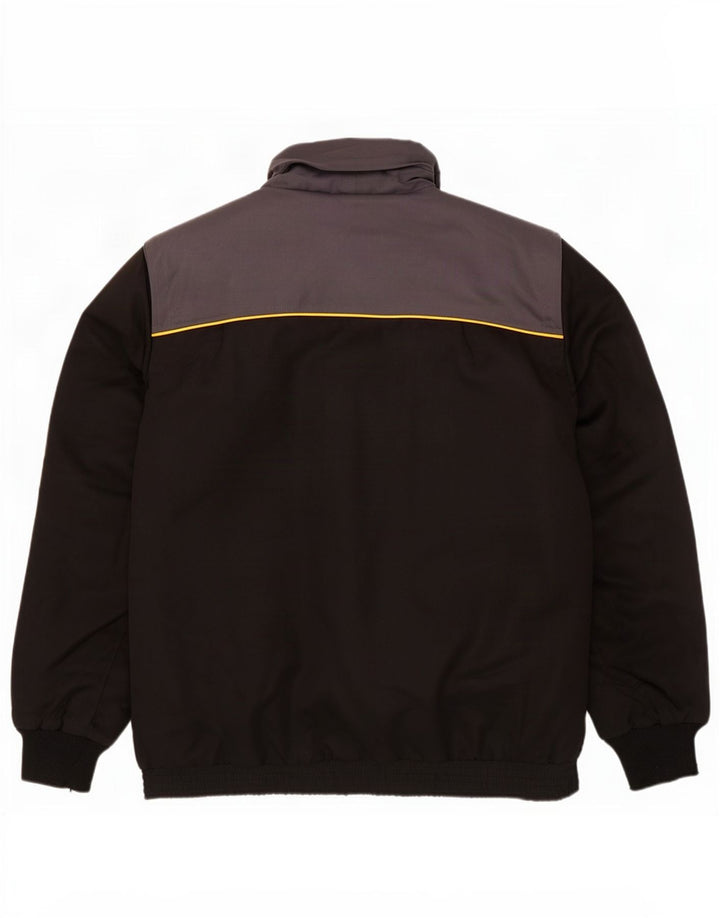 Giacca utility da uomo con cappuccio CAT UK 42 XL Poliestere color block nero