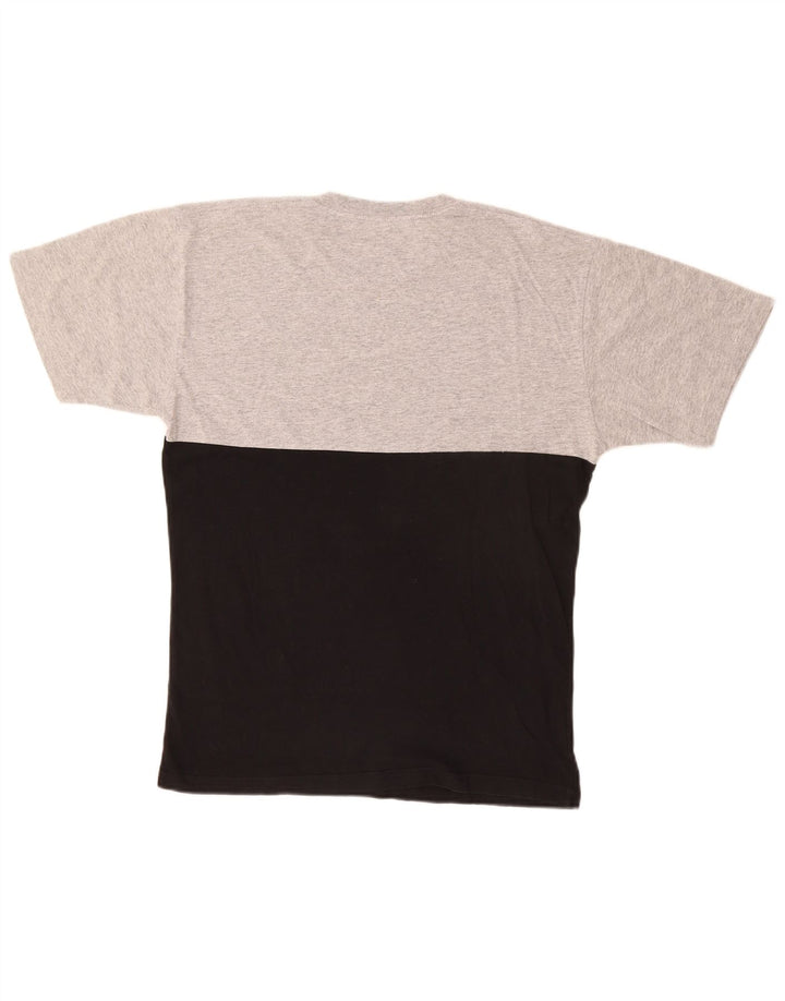 T-shirt da uomo Vans Classic Fit, top in cotone color block grigio medio