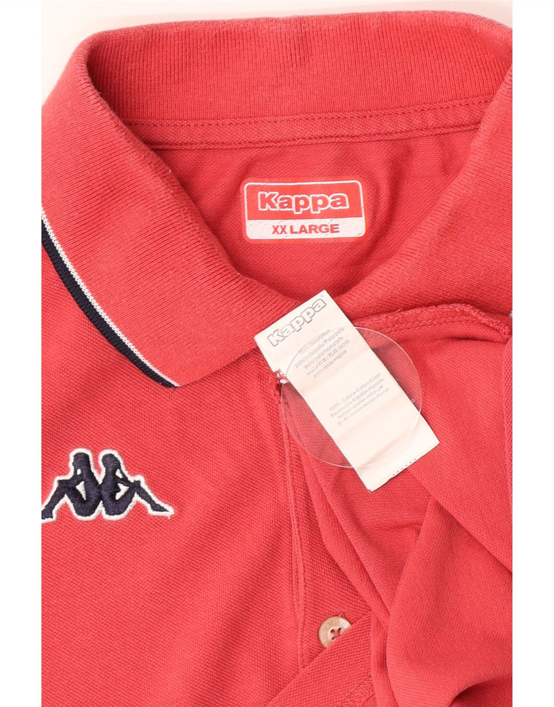 Polo Kappa Uomo 2XL Cotone Rosa
