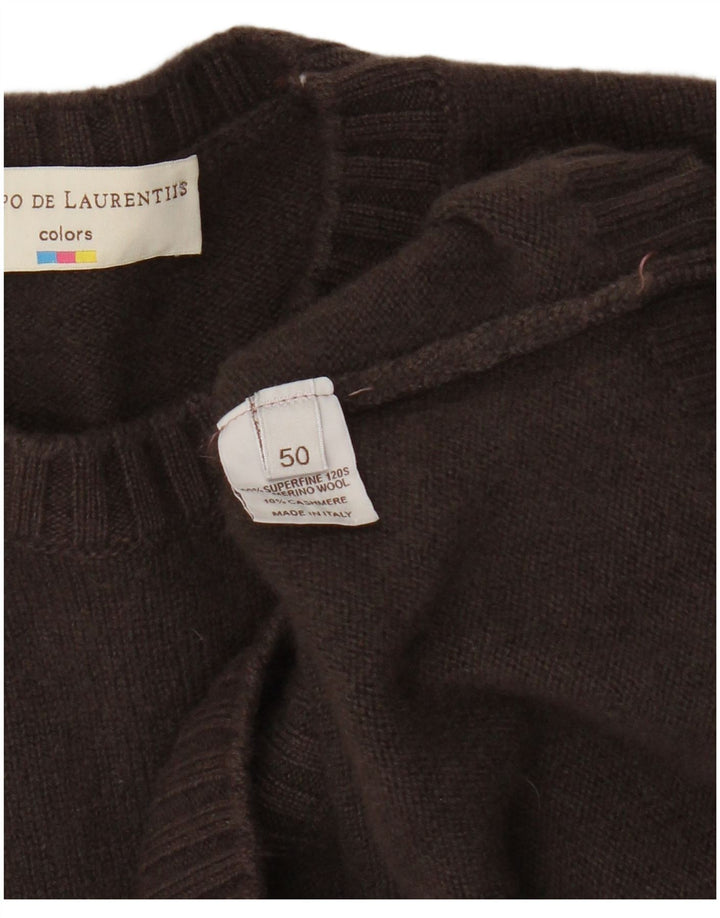Maglione Maglione Girocollo Uomo Filippo De Laurentiis IT 50 Marrone Medio