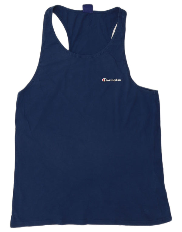 Canotta da uomo Champion XL in cotone blu navy