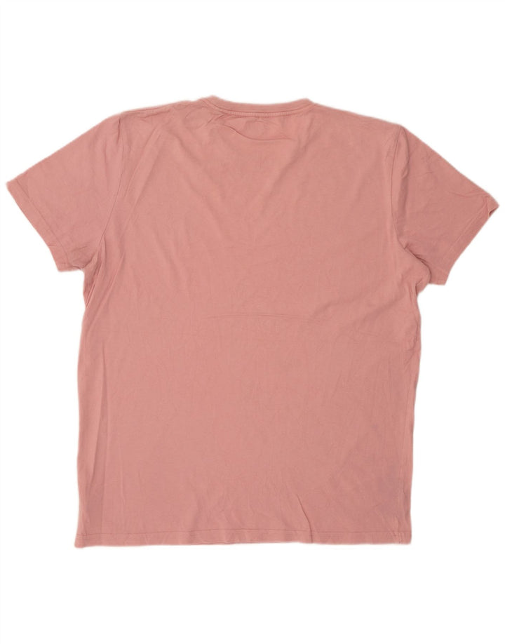 JOULES T-shirt da uomo Top grande in cotone rosa