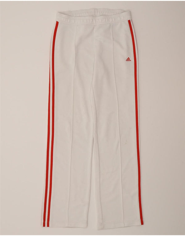 Pantaloni da tuta da donna Adidas UK 10 Small Poliestere bianco