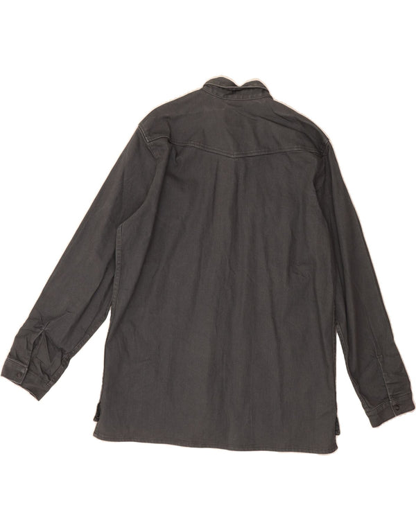 LEVI'S Mens Denim Shirt XL Grey Cotton