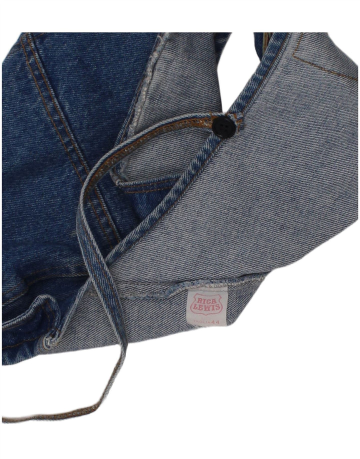 Top corto in denim da donna Rica Lewis IT 44 Blu medio