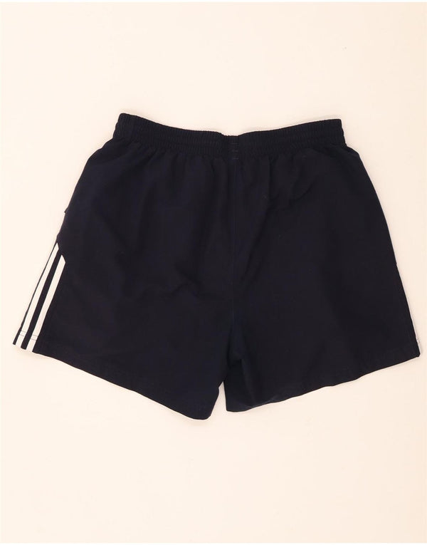 Pantaloncini sportivi da uomo Adidas medi neri in poliestere