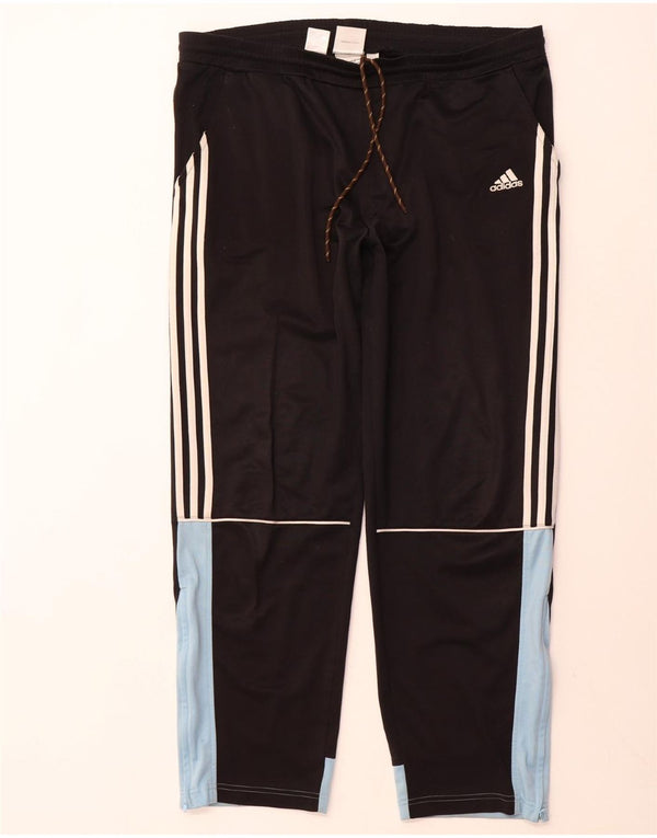 Pantaloni da tuta da uomo ADIDAS 2XL Poliestere color block nero