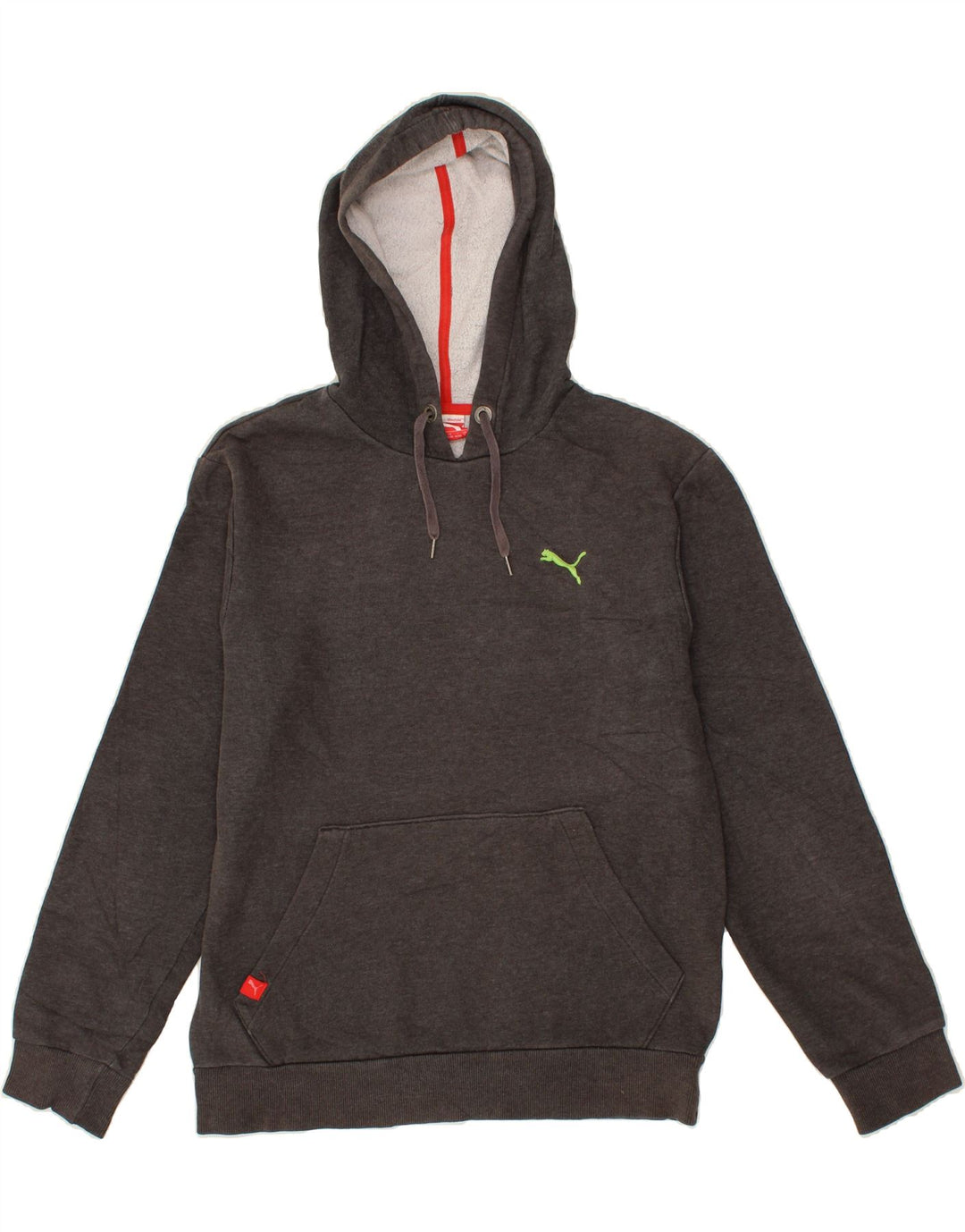 PUMA Mens Hoodie Jumper Small Grey Cotton Vintage Puma and Second-Hand Puma from Messina Hembry 