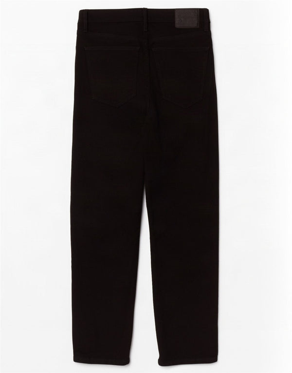 Levi's Womens Straight Casual Trousers W28 L26 Black Cotton